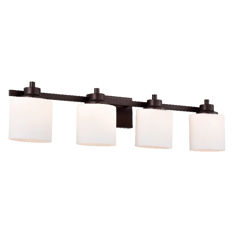 4-light Oil Rubbed Bronze Bath/ Vanity Light