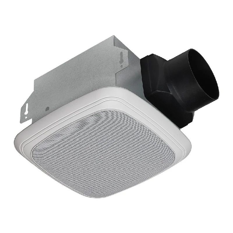 70 CFM Ceiling Bathroom Exhaust Fan with Bluetooth Speaker - White