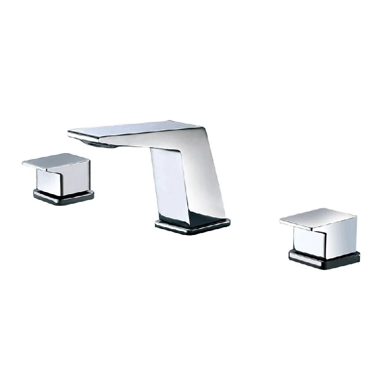 ALFI brand AB1471-PC Polished Chrome Modern Widespread Bathroom Faucet - Silver