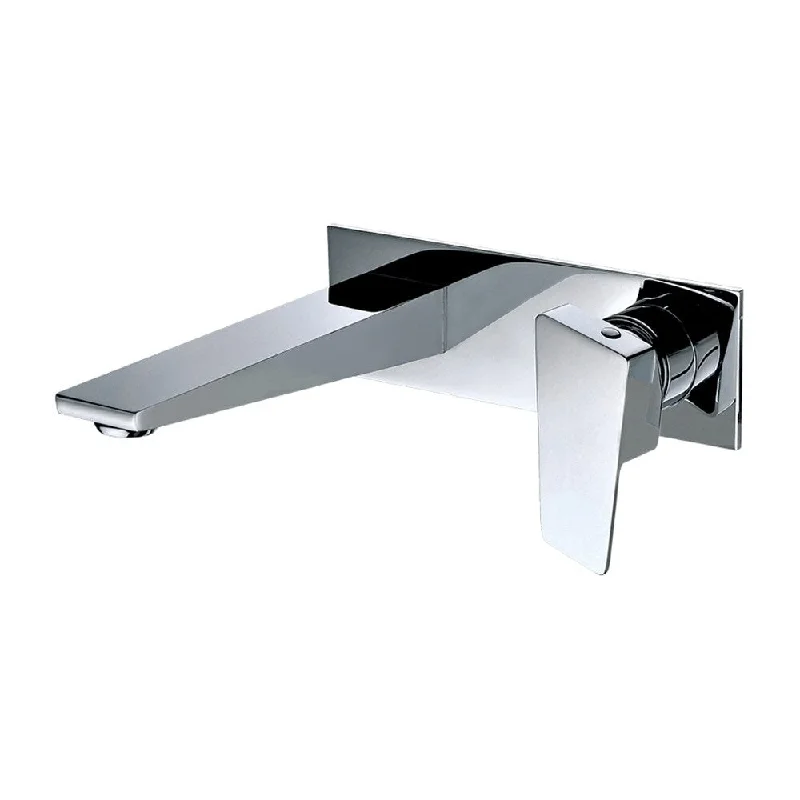 ALFI brand AB1472-PC Polished Chrome Wall Mounted Bathroom Faucet - Silver