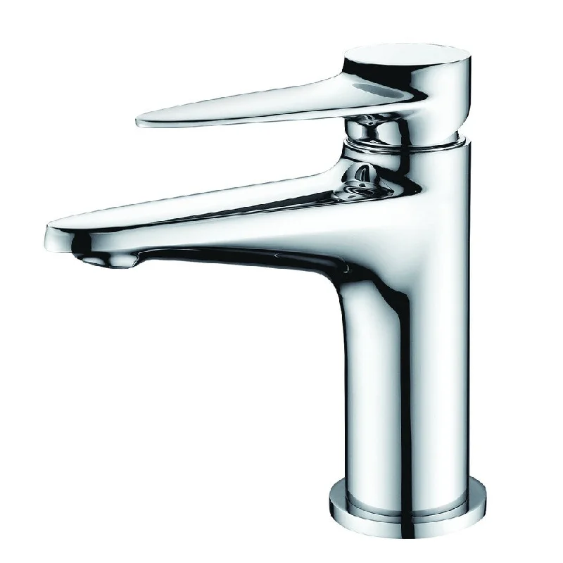 ALFI brand AB1770-PC Polished Chrome Modern Single Hole Bathroom Faucet - Silver