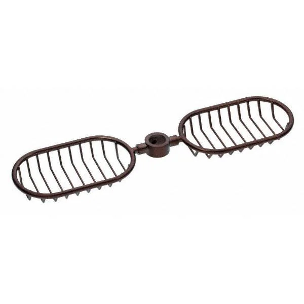 Danze Oil Rubbed Bronze Handheld Shower Head Slidebar Mount Wire Basket Shelves