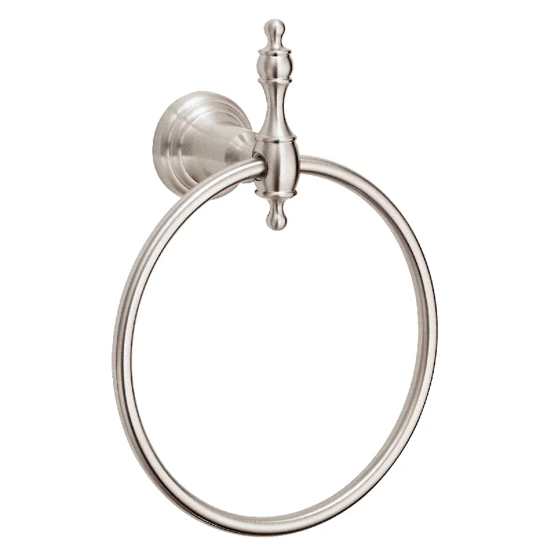 Danze Sheridan Collection Brushed Nickel Wall Mounted Hand Towel Ring