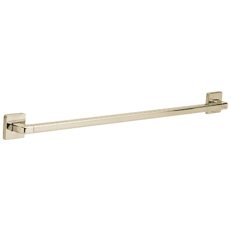 Delta Bath Safety Collection Polished Nickel Finish Angular Modern Decorative Wall Mount 36" Long ADA Grab Bar D41936PN