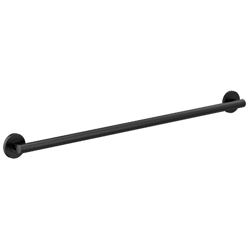 Delta Pivotal Matte Black Finish 42" Contemporary Decorative ADA Grab Bar D41842BL