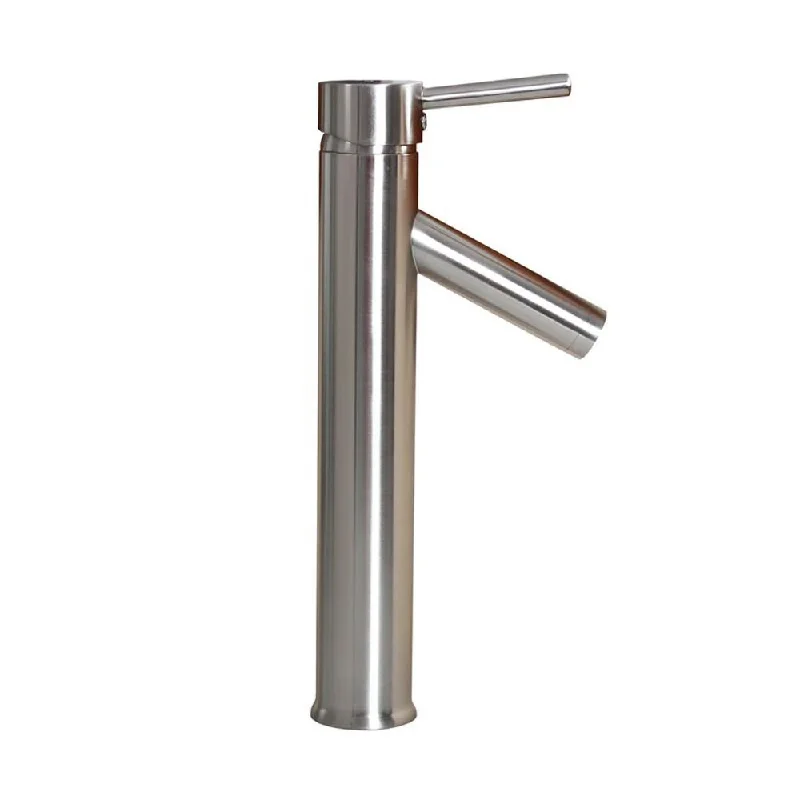 Brushed Nickel Finish Faucet+Sink