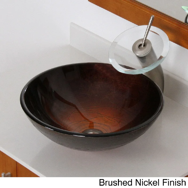 Brushed Nickel Finsh Faucet+Sink