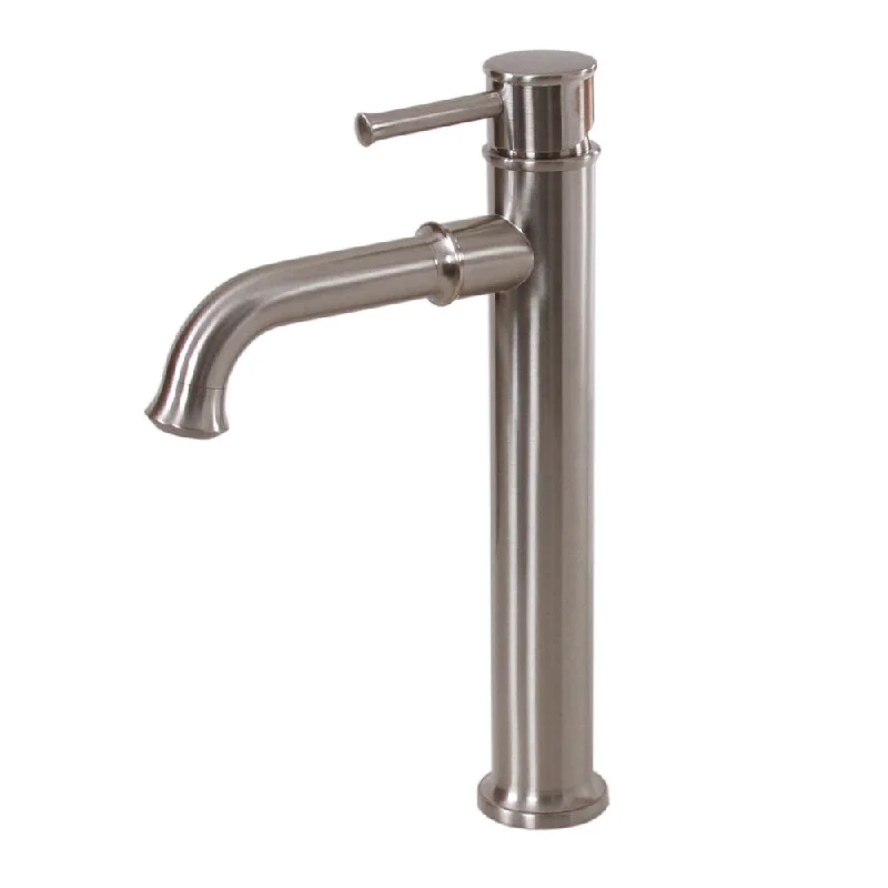 Brushed Nickel Finish Faucet+Sink