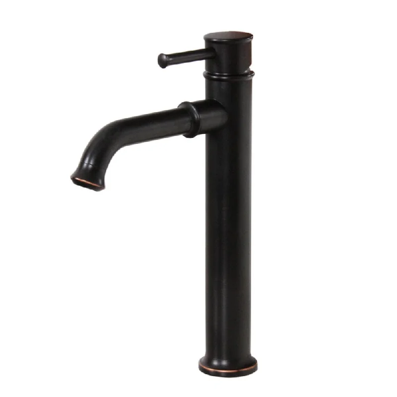 Oil Rubbed Bronze Finish Faucet+Sink