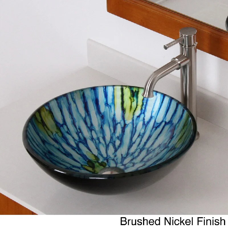 Brushed Nickel Finsh Faucet+Sink