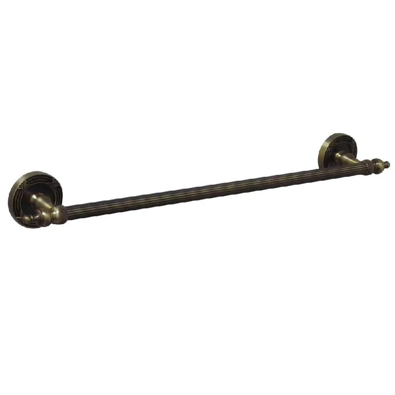 Kingston Brass Antique Brass Templeton 18" Single Towel Bar Rack BA9912AB