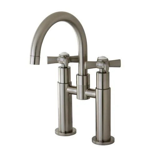 Kingston Brass KS8078ZX 4" Centerset Bathroom Faucet Satin Nickel