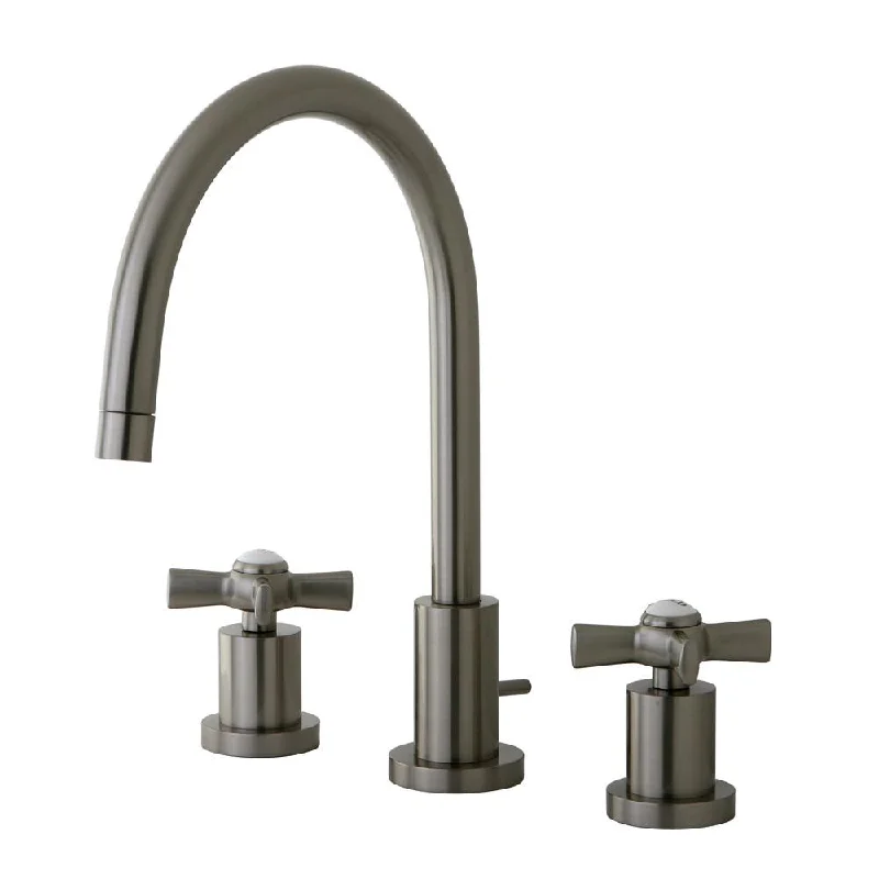 Kingston Brass KS8928ZX Widespread Bathroom Faucet Satin Nickel