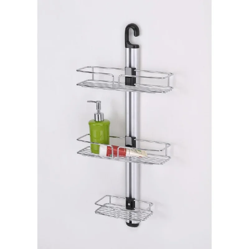 Modern Shower/ Bathroom Wall Mount with Three Racks