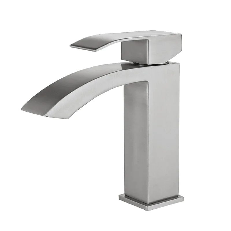 Single Handle 1-Hole Bathroom Faucet