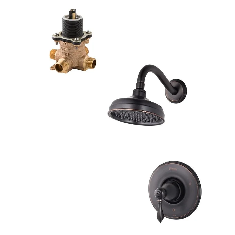 Pfister Tuscan Bronze 1-handle Round Faucet Valve, Marielle, LG89- 8MBY - $65