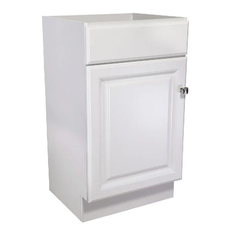 Wyndham 18-Inch Bathroom Vanity Without Top in White