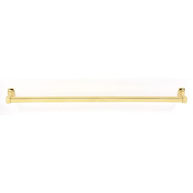 Towel Bar Cube Bath 30 Inch Polished Brass 3-1/16 Inch