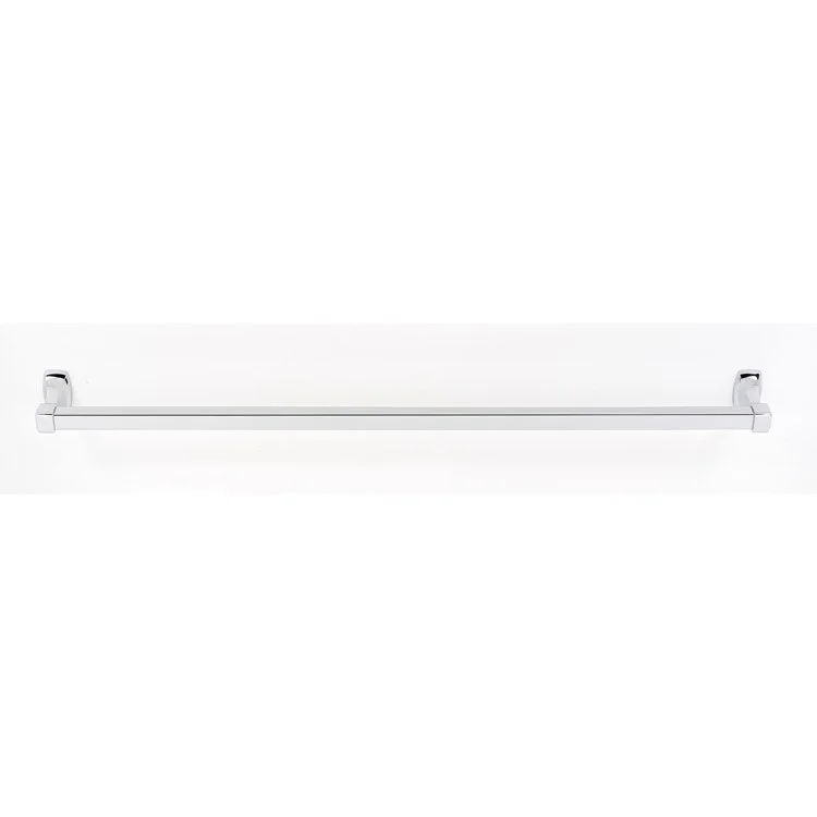 Towel Bar Cube Bath 30 Inch Polished Chrome Brass 3-1/16 Inch