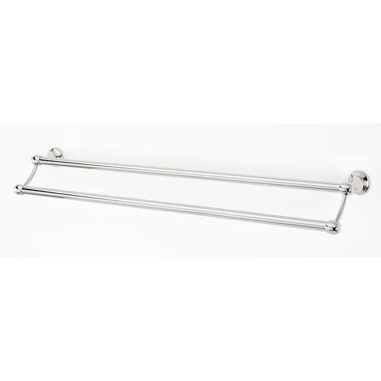 Towel Bar Royale Bath 30 Inch Double Polished Nickel Brass 5-9/16 Inch