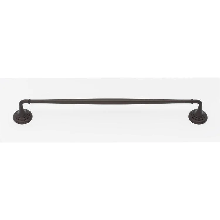 Towel Bar Charlie's Bath 18 Inch Chocolate Bronze Brass 2-3/4 Inch