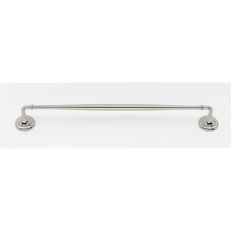 Towel Bar Charlie's Bath 18 Inch Polished Nickel Brass 2-3/4 Inch