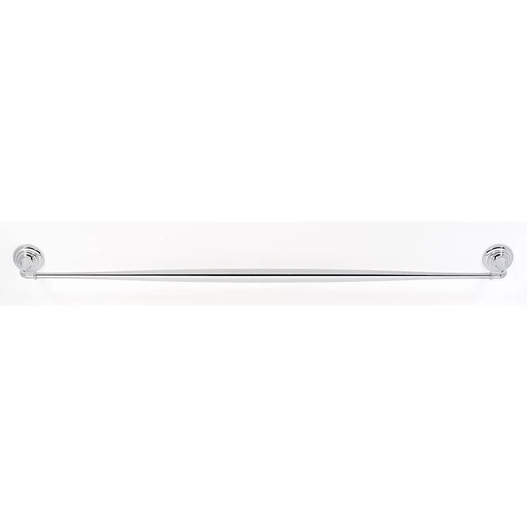 Towel Bar Charlie's Bath 30 Inch Polished Chrome Brass 2-3/4 Inch