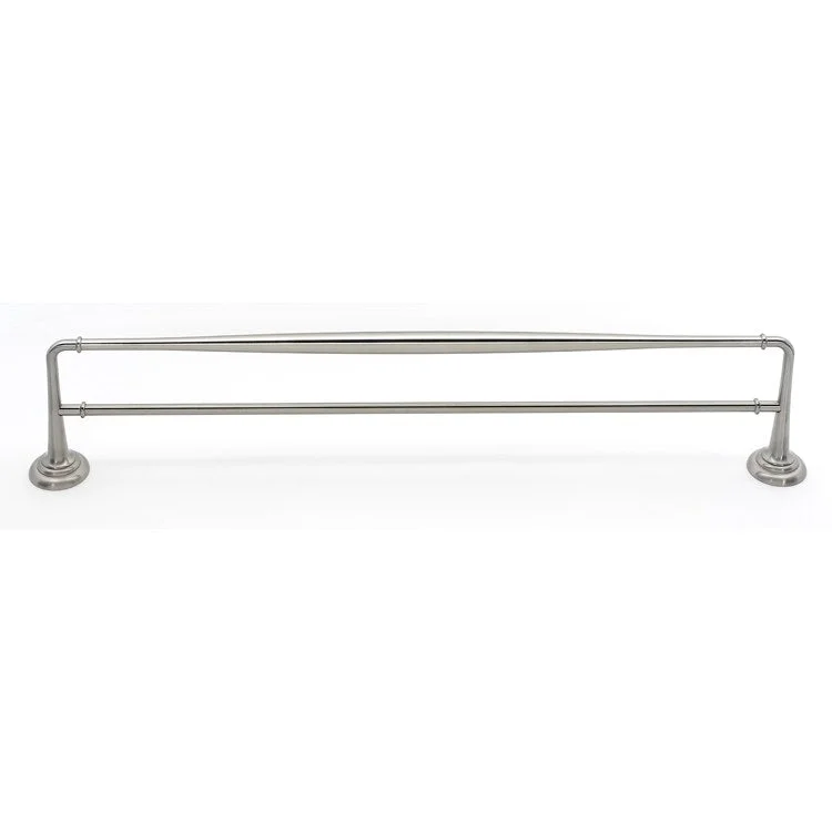 Towel Bar Charlie's Bath 24 Inch Double Satin Nickel Brass 5-5/16 Inch