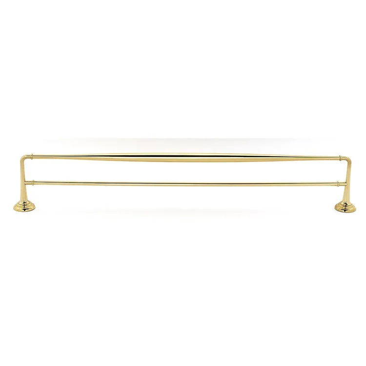 Towel Bar Charlie's Bath 30 Inch Double Polished Brass 5-5/16 Inch