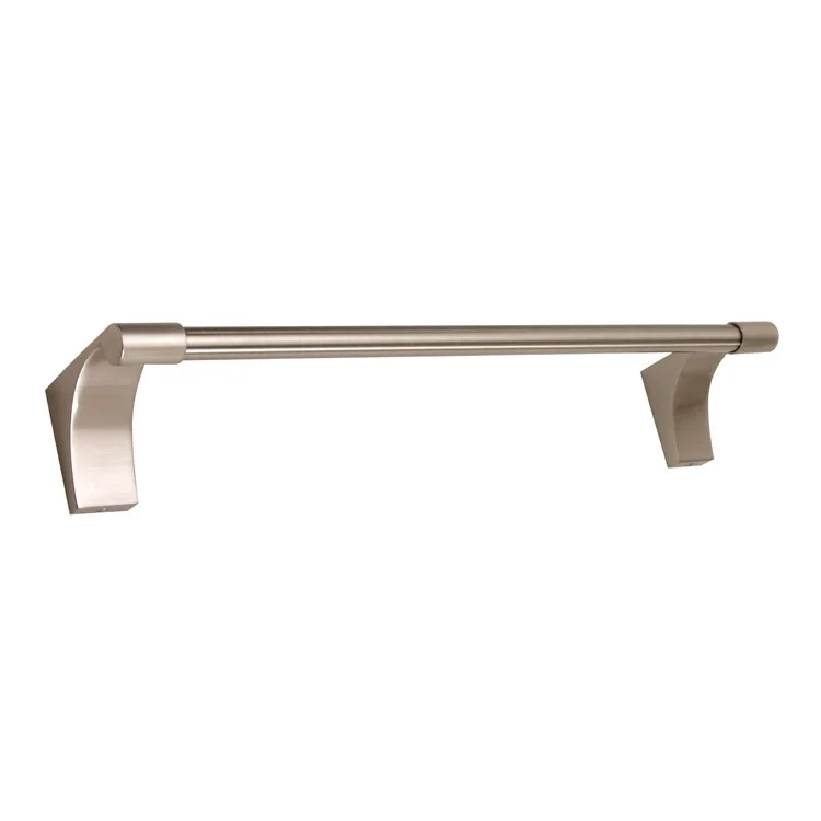 Towel Bar Luna 12 Inch Satin Nickel Brass 2-3/4 Inch