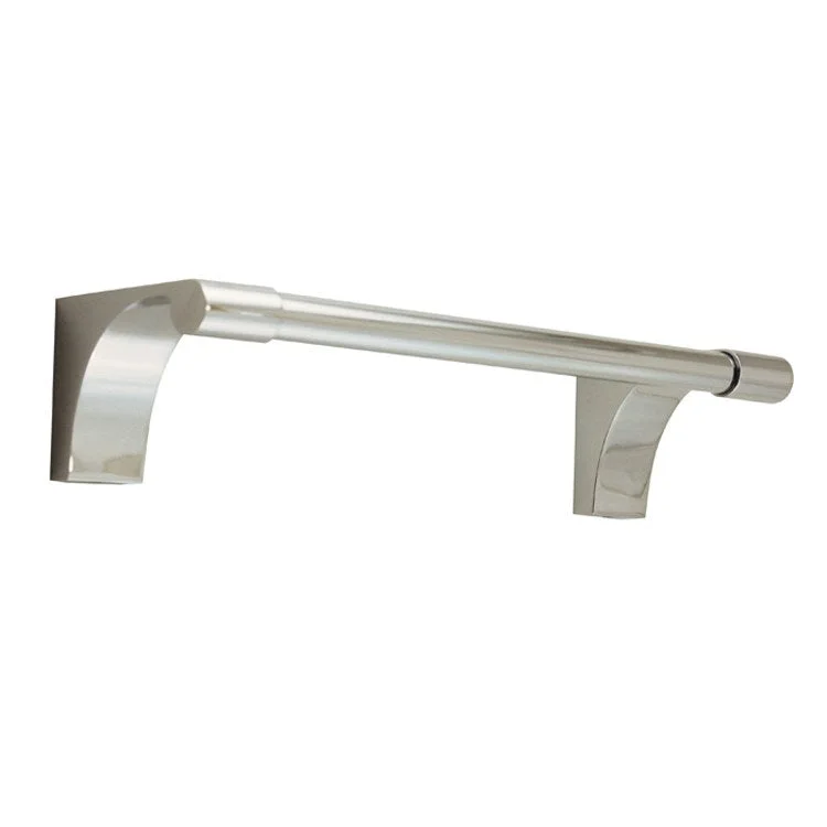 Towel Bar Luna 8 Inch Polished Chrome Brass 2-3/4 Inch