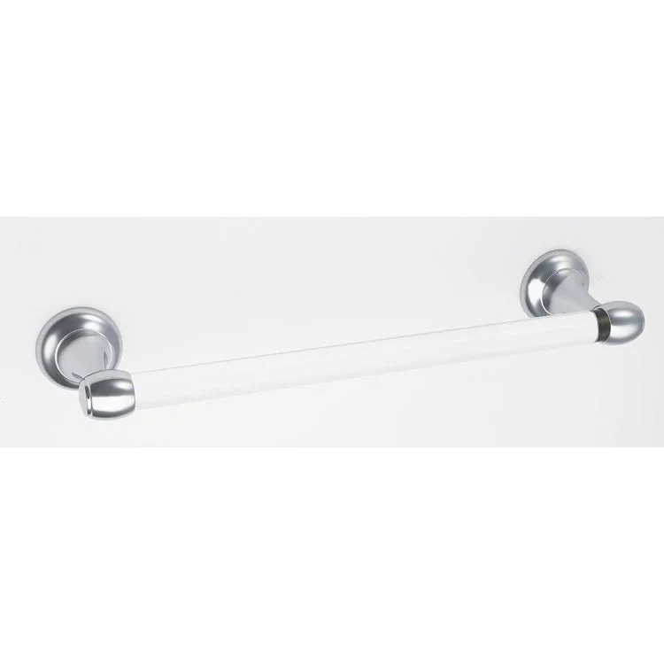 Towel Bar Royale Acrylic Bath 24 Inch Polished Chrome Brass 3-1/8 Inch