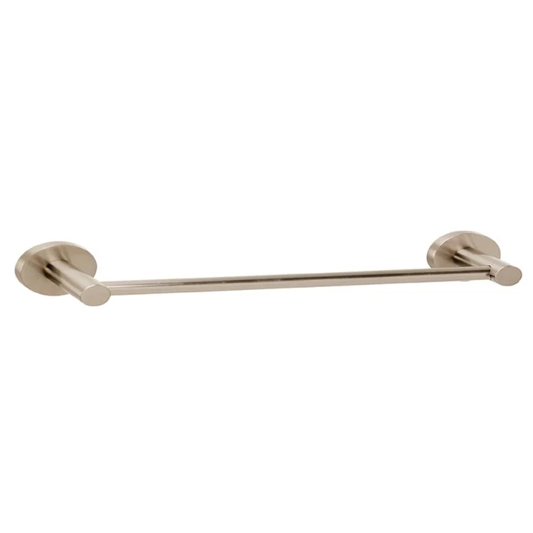 Towel Bar Contemporary 3 Bath 18 Inch Satin Nickel Brass 2-3/4 Inch