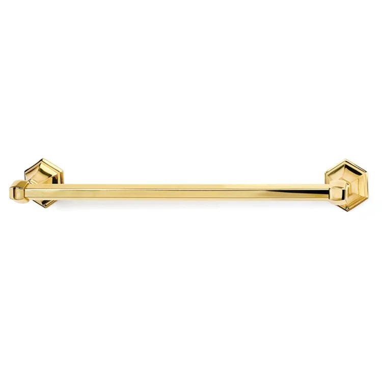 Towel Bar Nicole Bath 18 Inch Polished Brass 3-1/8 Inch