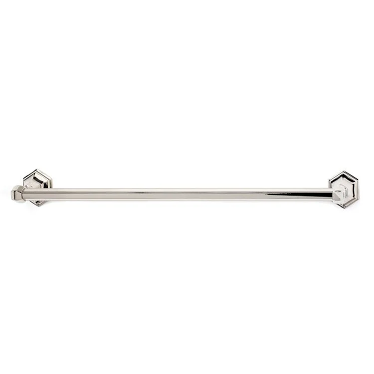 Towel Bar Nicole Bath 24 Inch Polished Nickel Brass 3-1/8 Inch