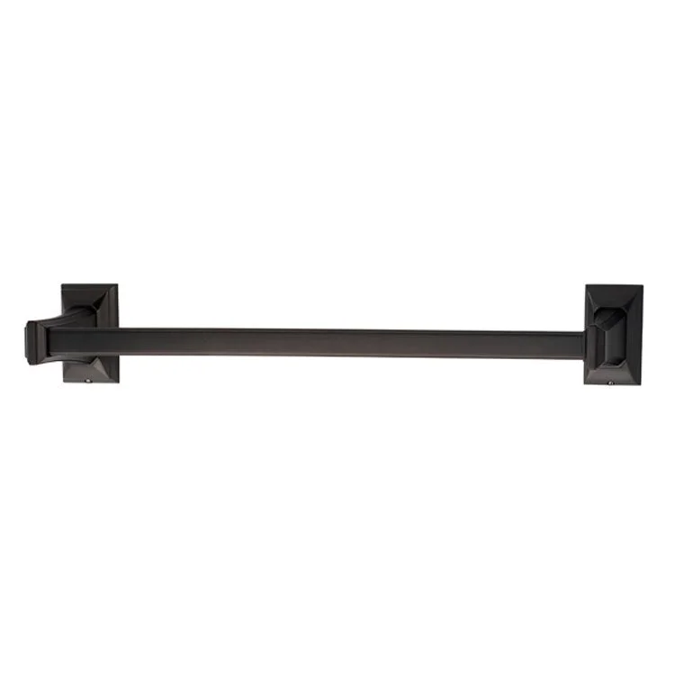 Towel Bar Geometric Bath 12 Inch Bronze Brass 3-1/4 Inch