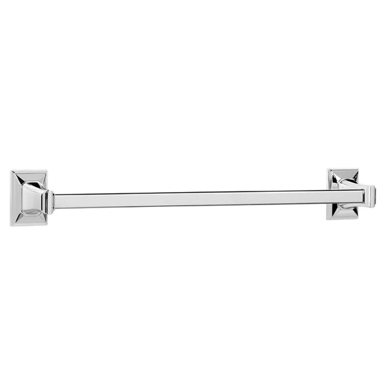 Towel Bar Geometric Bath 12 Inch Unlacquered Brass 3-1/4 Inch