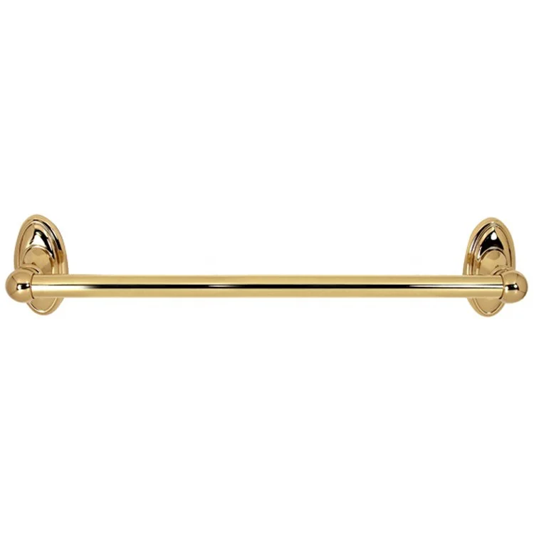 Towel Bar Classic Traditional Bath 12 Inch Polished Brass 3-1/4 Inch