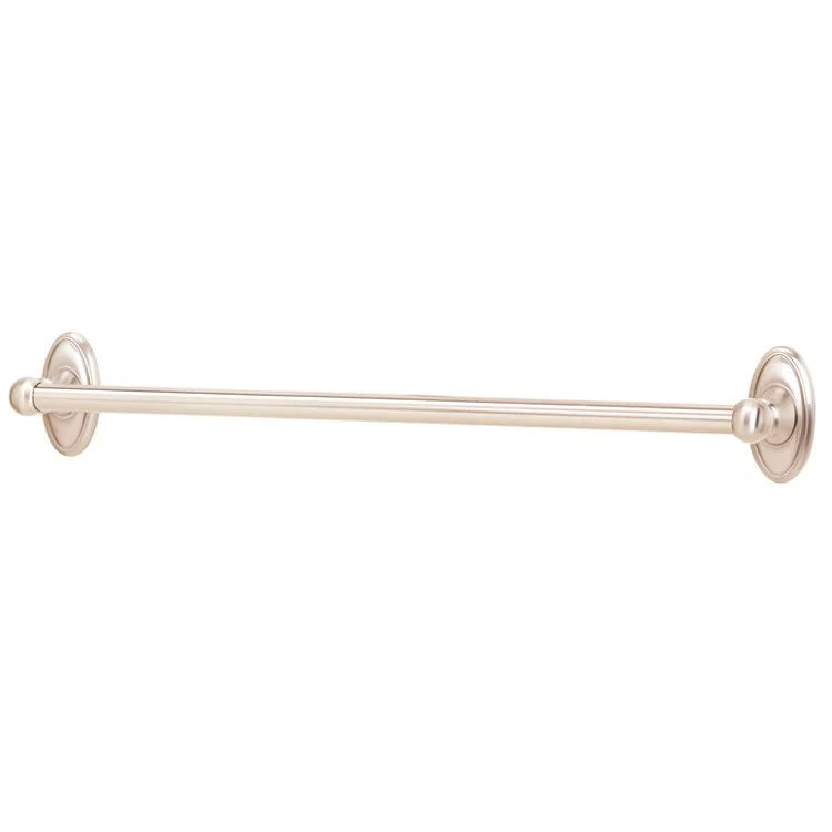 Towel Bar Classic Traditional Bath 18 Inch Polished Nickel Brass 3-1/4 Inch