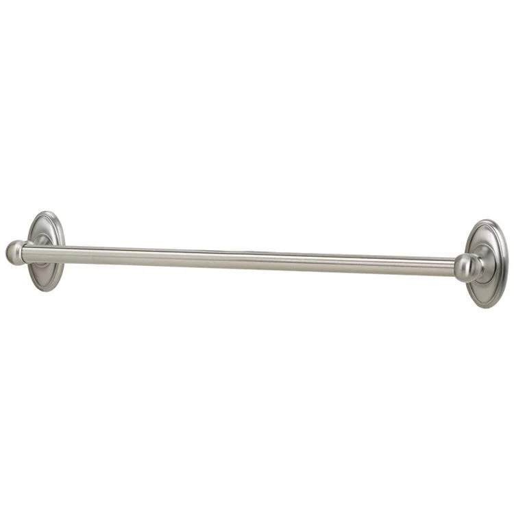 Towel Bar Classic Traditional Bath 18 Inch Satin Nickel Brass 3-1/4 Inch