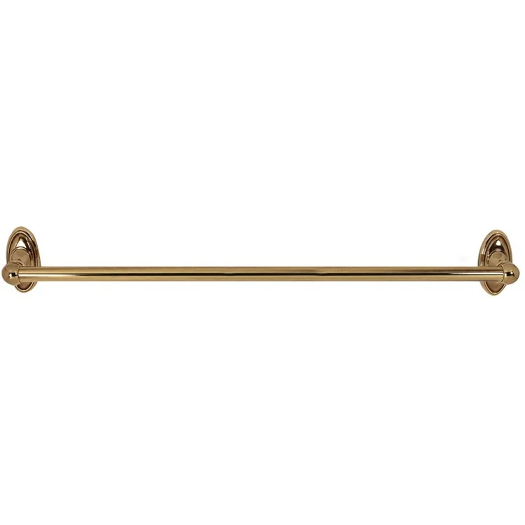 Towel Bar Classic Traditional Bath 24 Inch Polished Antique Brass 3-1/4 Inch