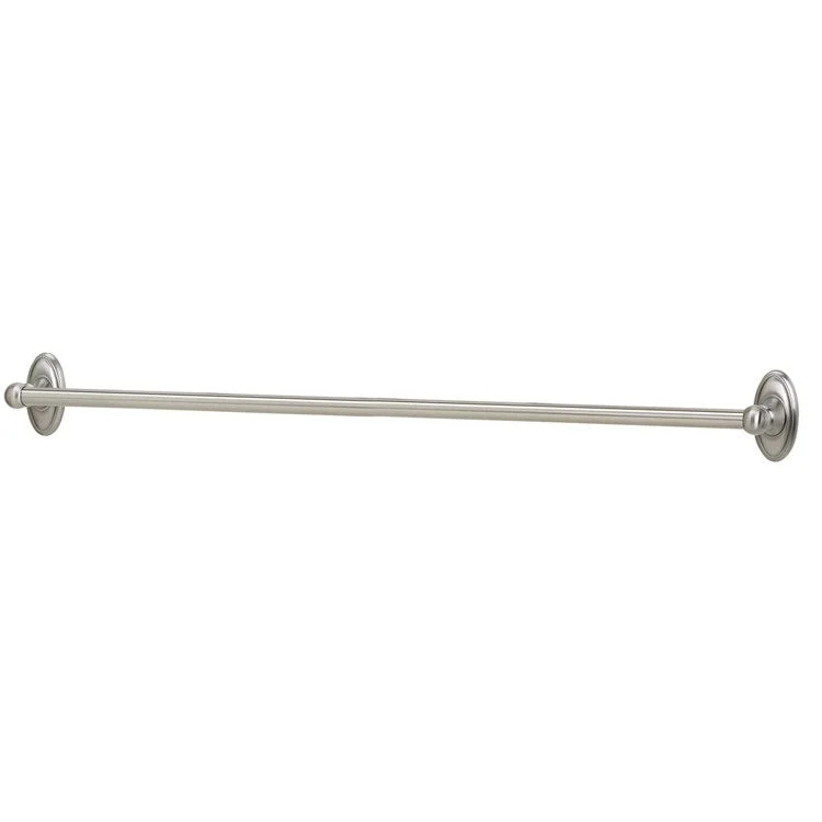 Towel Bar Classic Traditional Bath 30 Inch Satin Nickel Brass 3-1/4 Inch