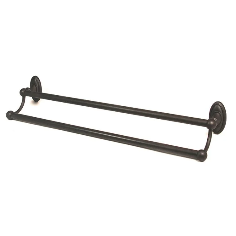 Towel Bar Classic Traditional Bath 24 Inch Double Bronze Brass 5-5/8 Inch