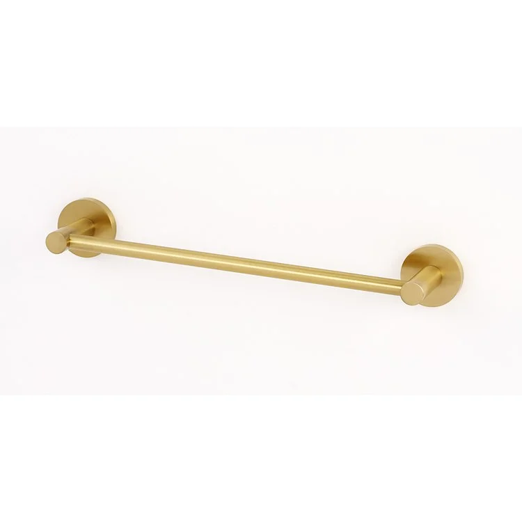 Towel Bar Contemporary I Bath 18 Inch Satin Brass 2-3/8 Inch