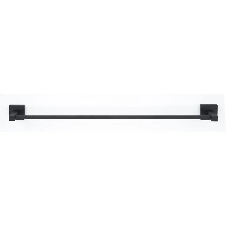 Towel Bar Contemporary II Bath 24 Inch Matte Black Brass 2-1/4 Inch