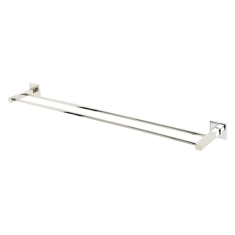 Towel Bar Contemporary II Bath 30 Inch Double Polished Nickel Brass 5-5/16 Inch