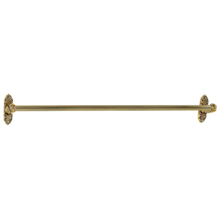 Towel Bar Ribbon & Reed Bath 30 Inch Polished Antique Brass 3-7/16 Inch