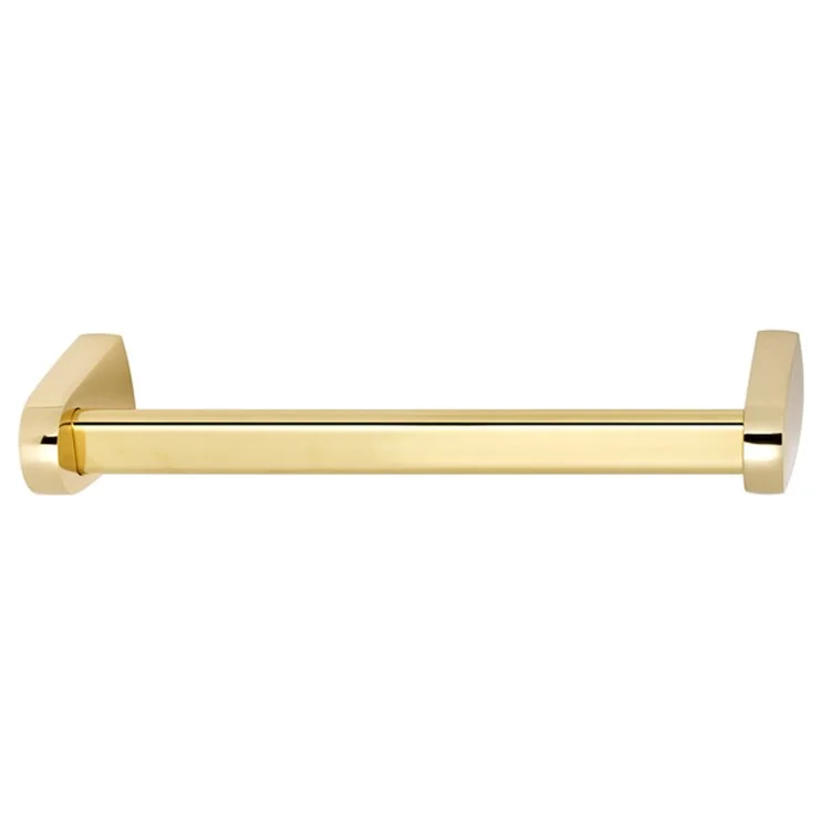 Towel Bar Euro Bath 12 Inch Polished Brass 3-1/8 Inch