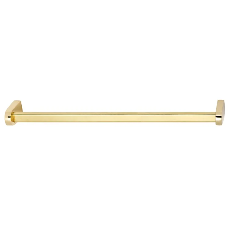 Towel Bar Euro Bath 24 Inch Polished Brass 3-1/8 Inch