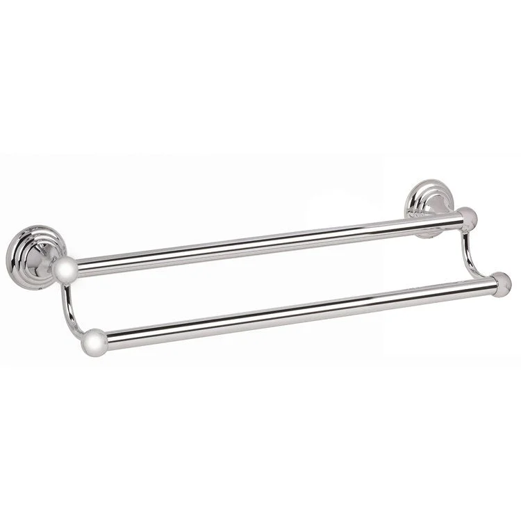 Towel Bar Embassy Bath 24 Inch Double Polished Nickel Brass 5-13/16 Inch